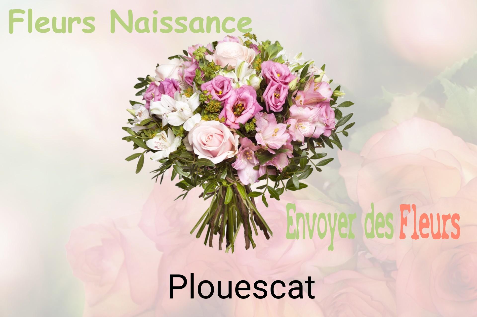 Bouquet de fleurs de naissance livré à Plouescat